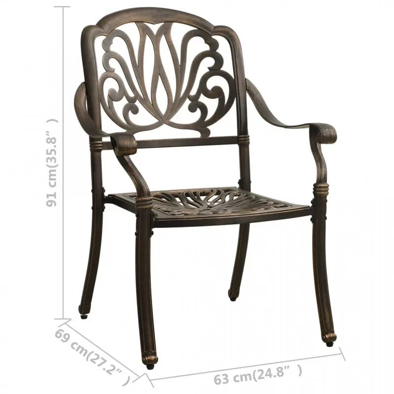 Set masa patrata 90 cm si 2 sau 4 scaune gradina, terasa,